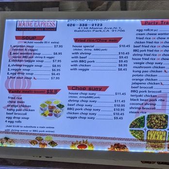 Maine Express - Chinese Near Me - Baldwin Park, California Maine Express - Chinese Near Me - Baldwin Park, California