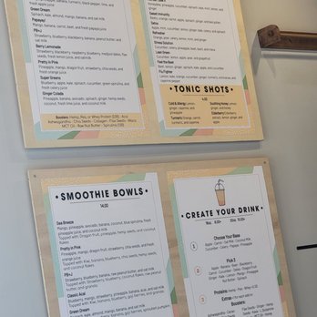 Honeydew - Menu board - Juice Bars & Smoothies Near Me - Louisville, Kentucky Honeydew - Menu board - Juice Bars & Smoothies Near Me - Louisville, Kentucky