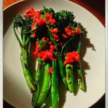 Jolleys Boathouse Restaurant - Broccolini with tomato chilli salsa - Restaurants Near Me - Adelaide, SA