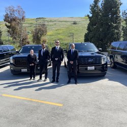 Adrian Limousines - Our professional team with the fleet.