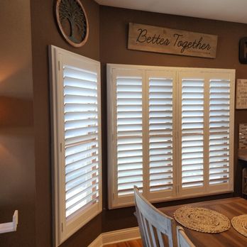 Ogden Blinds - Hunter Douglas custom faux wood Shutters- professional installation done by Ogden Blinds - Shades & Blinds Near Me - Oswego, Illinois Ogden Blinds - Hunter Douglas custom faux wood Shutters- professional installation done by Ogden Blinds - Shades & Blinds Near Me - Oswego, Illinois