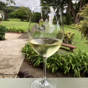 MauiWine - Maui Blanc from the deck of the tasting room - Wineries Near Me - Kula, Hawaii MauiWine - Maui Blanc from the deck of the tasting room - Wineries Near Me - Kula, Hawaii