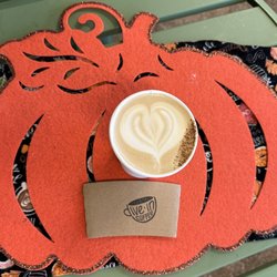 Dive in Coffee - Zach's special pumpkin spice latte