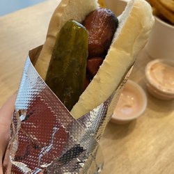 J.Dawgs - Polish dog with a pickle and special sauce