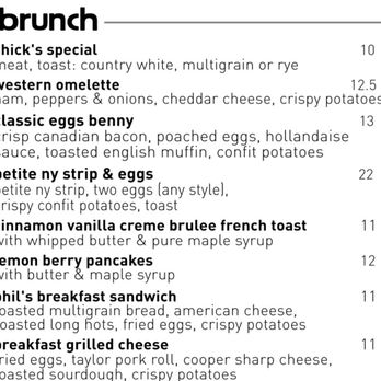 Chick's Philly - The brunch menu. - Pizza Near Me - Philadelphia, Pennsylvania Chick's Philly - The brunch menu. - Pizza Near Me - Philadelphia, Pennsylvania