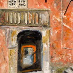 Joy To the Wind Gallery - Entrance 14 x 11 oil