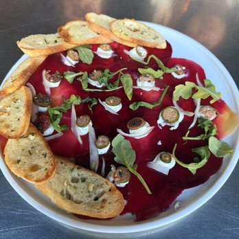 Domenico’s Italian Chop House - Beet carpaccio - Italian Near Me - Temecula, California