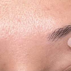 Magic Brows - This is the part that has a "gap" or isn't growing in according to the tech.