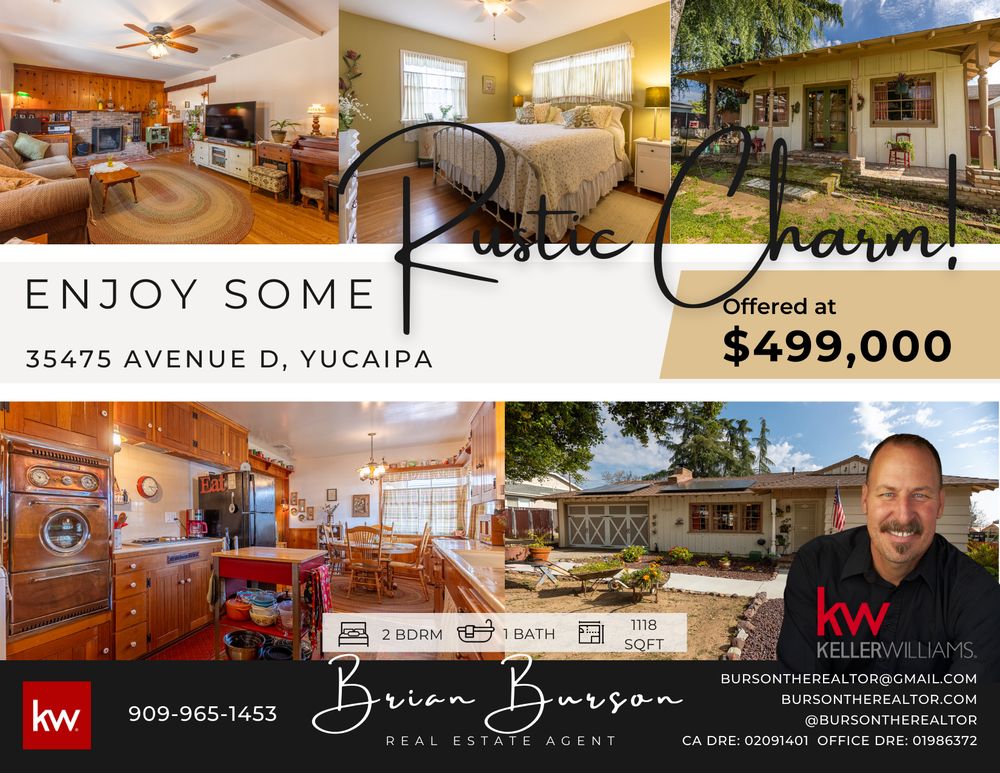 BRIAN BURSON KELLER WILLIAMS REALTY Updated September 2024 20 Photos Yucaipa, California