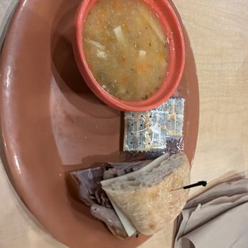 Silver Ladle - Pick 2, chicken noodle soup and Roast Beef Club - Soup Near Me - Cincinnati, Ohio Silver Ladle - Pick 2, chicken noodle soup and Roast Beef Club - Soup Near Me - Cincinnati, Ohio