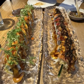 Tokyo Table - Left side was the Sactown rolls and on the right was the F-4 rolls - Japanese Near Me - Sacramento, California
