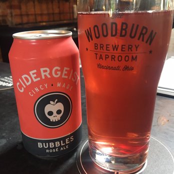 Woodburn Brewing - Rhinegeist 'Bubbles' served at Woodburn Brewery - Breweries Near Me - Cincinnati, Ohio Woodburn Brewing - Rhinegeist 'Bubbles' served at Woodburn Brewery - Breweries Near Me - Cincinnati, Ohio