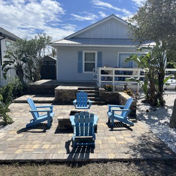 Outdoor Transformations - Paver Patio with hot tub - Masonry/Concrete Near Me - St. John’s, Florida