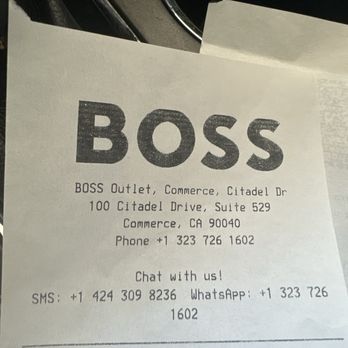 Hugo Boss - Picture of the location name and address. - Men's Clothing Near Me - Commerce, California Hugo Boss - Picture of the location name and address. - Men's Clothing Near Me - Commerce, California