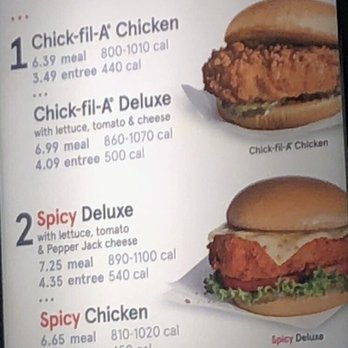 Chick-fil-A - The menu - Fast Food Near Me - Olathe, Kansas