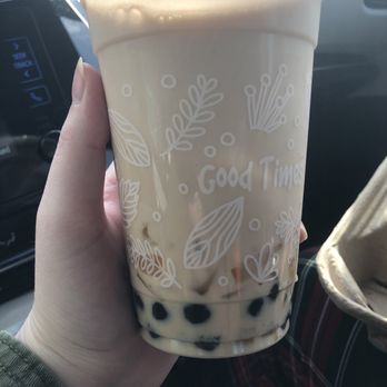 GraviTea - Regular milk tea with mango jellies and tapioca - Bubble Tea Near Me - Schaumburg, Illinois GraviTea - Regular milk tea with mango jellies and tapioca - Bubble Tea Near Me - Schaumburg, Illinois