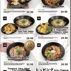 Enjoy our house-made udon with traditional fish & kelp stock, including Nabeyaki Udon and Premium A5 WAGYU Shabu-Shabu Udon.