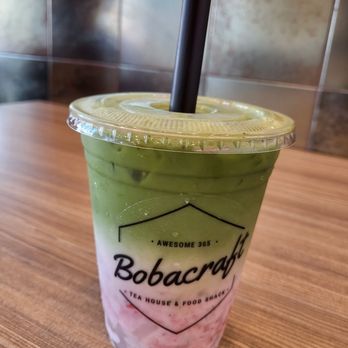 Bobacraft Cafe - Matcha Milk with Lychee Jelly - Bubble Tea Near Me - Alhambra, California Bobacraft Cafe - Matcha Milk with Lychee Jelly - Bubble Tea Near Me - Alhambra, California