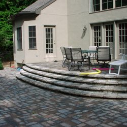 Waterfall Gardens - Bi-level Paver Patio and Steps