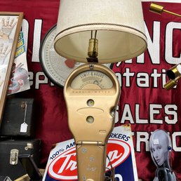 Parking meter lamp. Parking meter lamp.