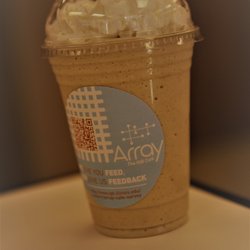 Array Cafe - Our Ice Rage drinks come with or without espresso and have whipped cream....need I say more?