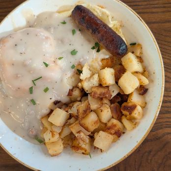 First Watch - Biscuits and turkey gravy (stolen sausage, didn't come with this meal) - Breakfast & Brunch Near Me - TAYLORSVILLE, Utah