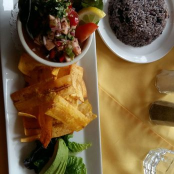 La Bella Managua - Cevice with rice and beans - Latin American Near Me - Toronto, Ontario La Bella Managua - Cevice with rice and beans - Latin American Near Me - Toronto, Ontario