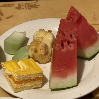Ocean Buffet - Awful watermelon, mango cakes, banana pudding, and honey dew. - Buffets Near Me - Fort Walton Beach, Florida Ocean Buffet - Awful watermelon, mango cakes, banana pudding, and honey dew. - Buffets Near Me - Fort Walton Beach, Florida