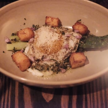 BoccaLupo - Giant asparagus with duck egg - Italian Near Me - Atlanta, Georgia