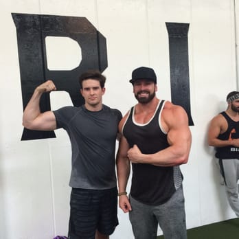Barbell Brigade - Bradley Martyn and Dom Mazzetti (background) at Barbell Brigade yesterday! - Gyms Near Me - Los Angeles, California