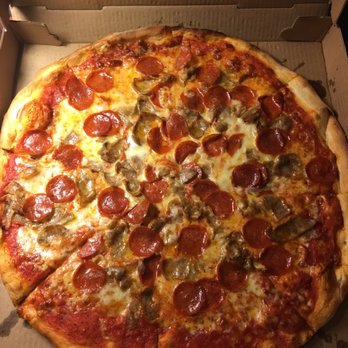 Antonio's Pizza - Large pepperoni and Italian sausage - Pizza Near Me - Port Chester, New York Antonio's Pizza - Large pepperoni and Italian sausage - Pizza Near Me - Port Chester, New York
