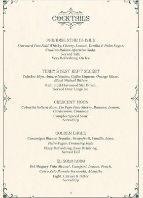 Menu photo 2 The Gresham Bar Brisbane, QLD