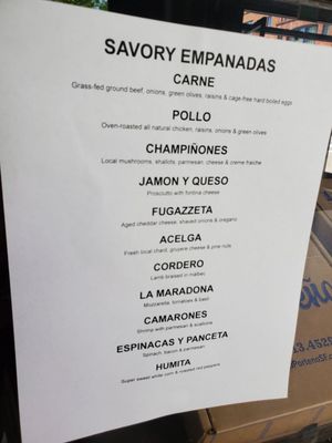 Menu photo 2 El Porteño San Francisco, CA