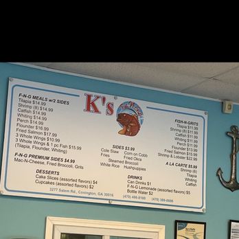 Fish N Grits - Menu - Desserts Near Me - Covington, Georgia