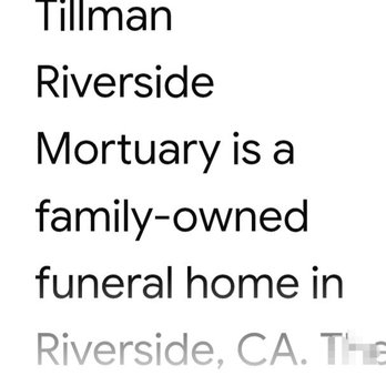 Tillman Riverside Mortuary - Mortuary Services Near Me - Riverside, California