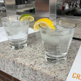 Water & Sparkling Water (NOT PICTURED: Old Fashioned)