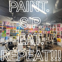 Paint Sip Eat Repeat