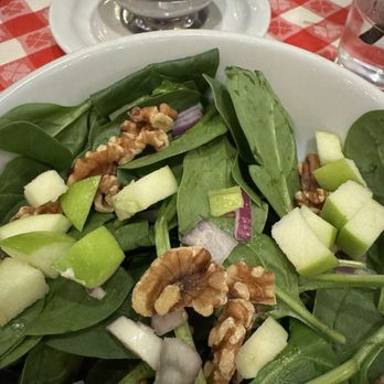Grimaldi's Pizzeria - Apple Walnut Salad without Gorgonzola and Balsamic vinegar dressing on the side - Pizza Near Me - Mt Pleasant, South Carolina