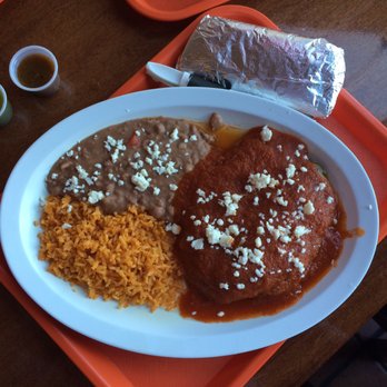 Tacos Manzano - Chile relleno plate -- SO good - Latin American Near Me - North Hollywood, California