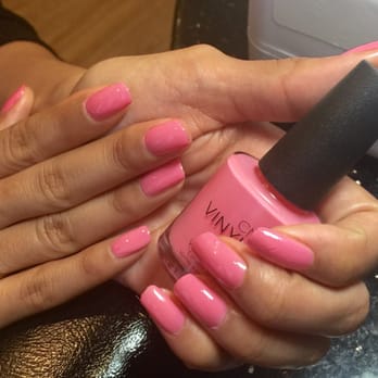 Nails And More - My beautiful CND Vinyllux Gotcha nails! They look just like cand-ay, Marilyn Monroe-ish, something like a Madonna-Material Girl! - Hair Removal Near Me - Springfield, Virginia