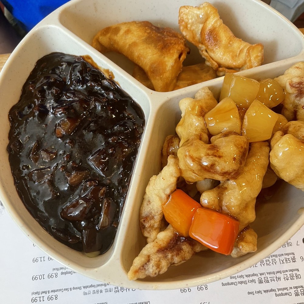 Gyeonghoeru Korean - #38 set menu jajangmyeon, fried dumpling, sweet and sour pork - Chinese Near Me - Fort Lee, New Jersey