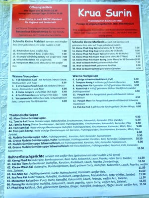 Menu photo 2 Krua Surin Zandvoort, NH