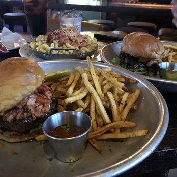 Barleymash - Surf and Turf burgers with Maine lobster Mac & cheese - Sports Bars Near Me - San Diego, California
