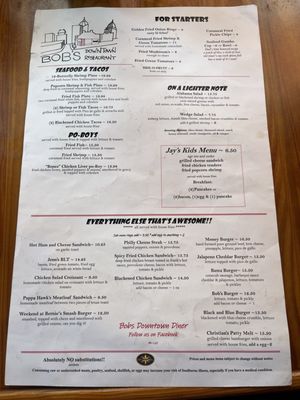 Menu photo 3 Bobs Downtown Restaurant Mobile, AL Menu photo 3 Bobs Downtown Restaurant Mobile, AL