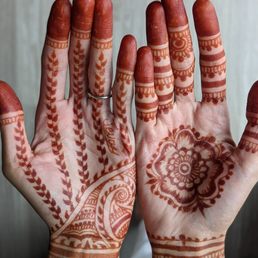 After (Henna Stain next morning)