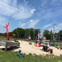 Brothers Farm Market - This photo doesn't even begin to cover all the toys and play equipment they have!