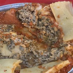 Tommasos Italian Grill - Seafood lasagna with lumpy mystery filling