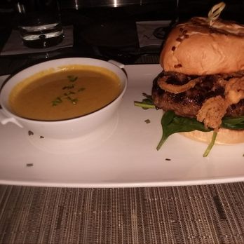 Dream Dance Steakhouse - Pinot Noir burger with soup side - Steakhouses Near Me - Milwaukee, Wisconsin Dream Dance Steakhouse - Pinot Noir burger with soup side - Steakhouses Near Me - Milwaukee, Wisconsin