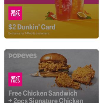 Popeyes Louisiana Kitchen - Redeeming my TMobile Tuesday rewards! - Fast Food Near Me - Brandon, Florida Popeyes Louisiana Kitchen - Redeeming my TMobile Tuesday rewards! - Fast Food Near Me - Brandon, Florida