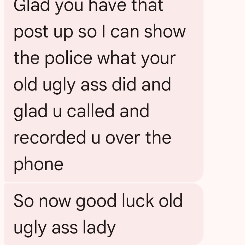 This is some of the 16 text messages that this business has been texting my phone because I left a review don't ever go here This is some of the 16 text messages that this business has been texting my phone because I left a review don't ever go here